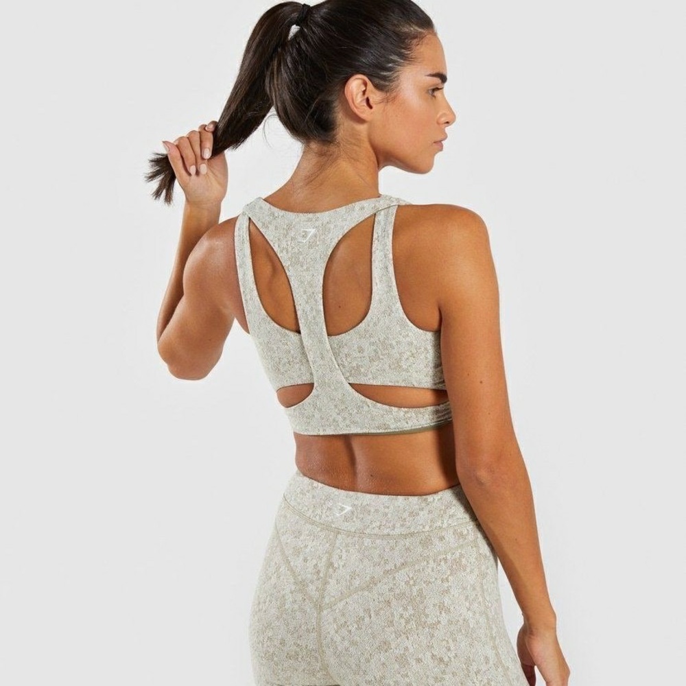 Gymshark Fleur texture sports bra